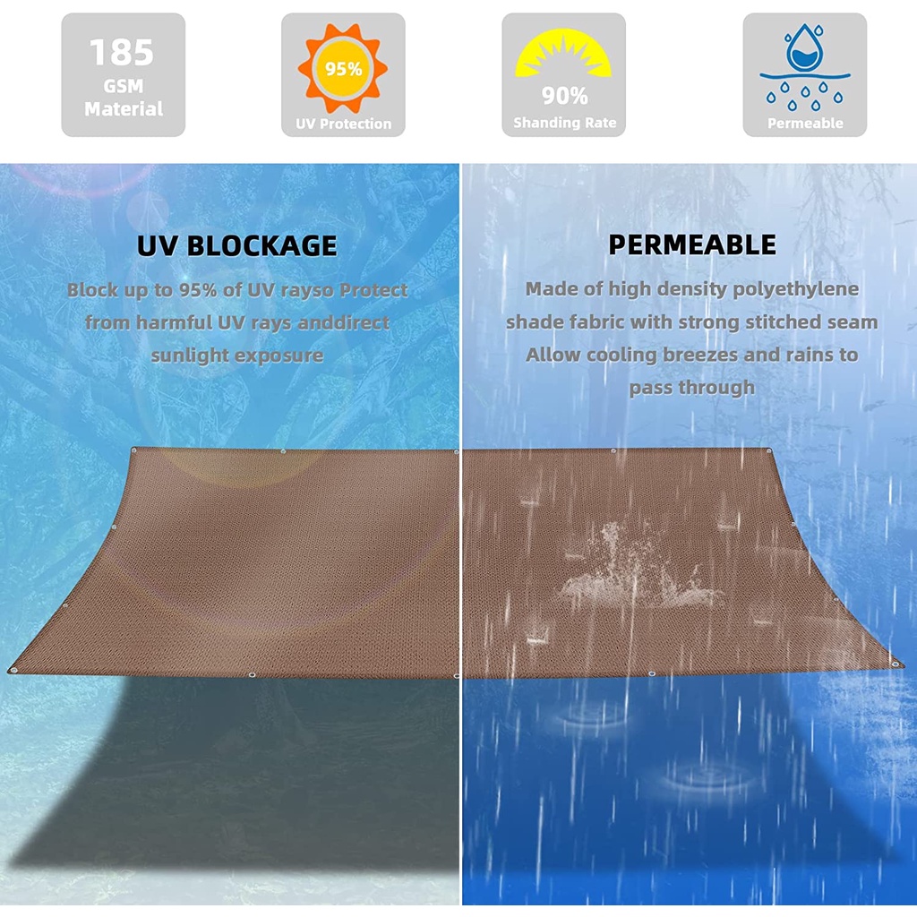 Outdoor Garden Net Anti UV Protection Sunshade Net Greenhouse Cover Shading Net shade for plants Sun