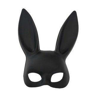 【Ready Stock】Janeena Women Black Bunny Ears Mask For BDSM Bondage Masquerade Cosplay Party #4