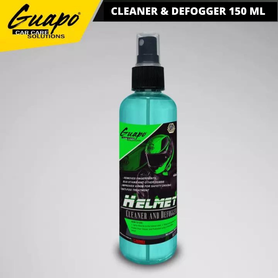 Guapo Car Care Motor Care Helmet Visor Cleaner and Defogger Glass ...