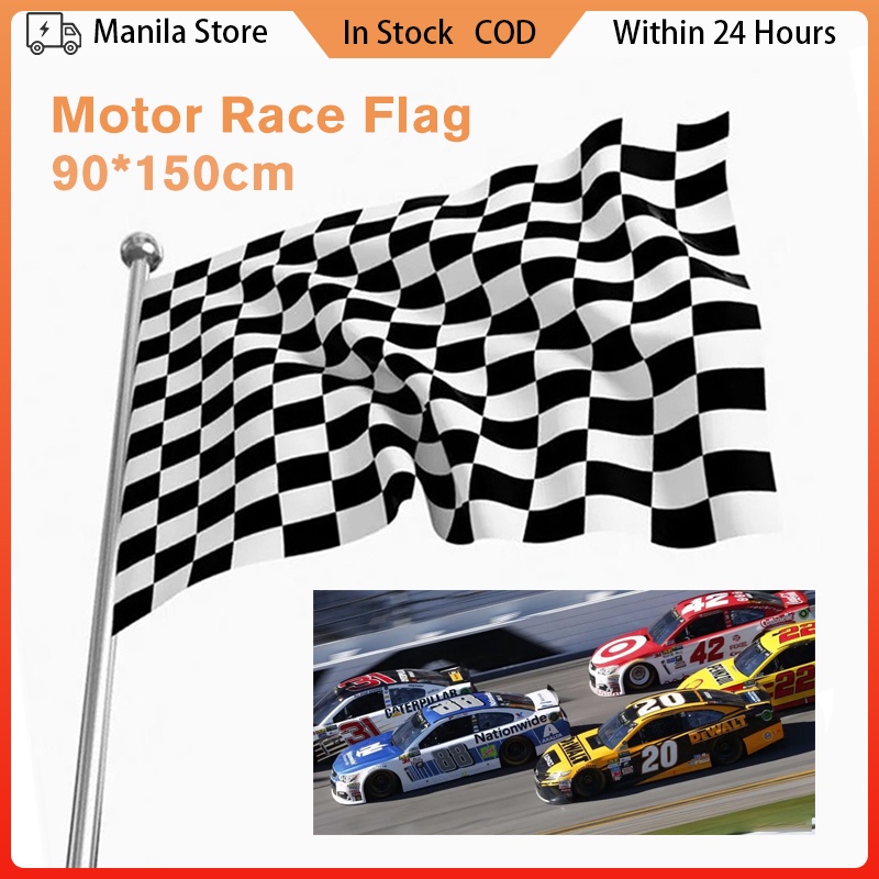 90x150cm F1 Racing Flag Classic Black White Checkered Racing Flag
