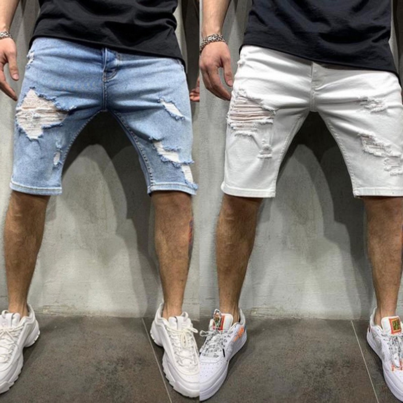 mens stretch jeans shorts