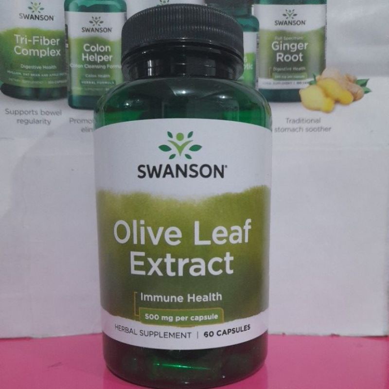 Olive Leaf Extract 20 Oleuropein 500mg 60 Capsules Expiry Sept 2024 Swanson Shopee Philippines 7612