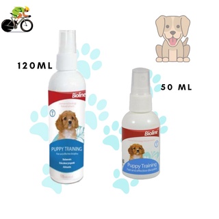 ✪Cyclex 50ml and 120ml Bioline Dog Training Spray Pet Potty Aid Training Liquid Puppy Trainer✻
