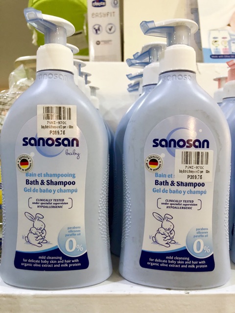 sanosan bath & shampoo 500ml