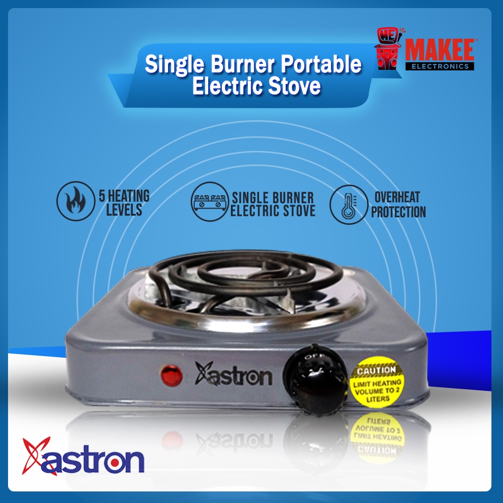 Astron ES171 Electric Stove Single 1000W Shopee Philippines