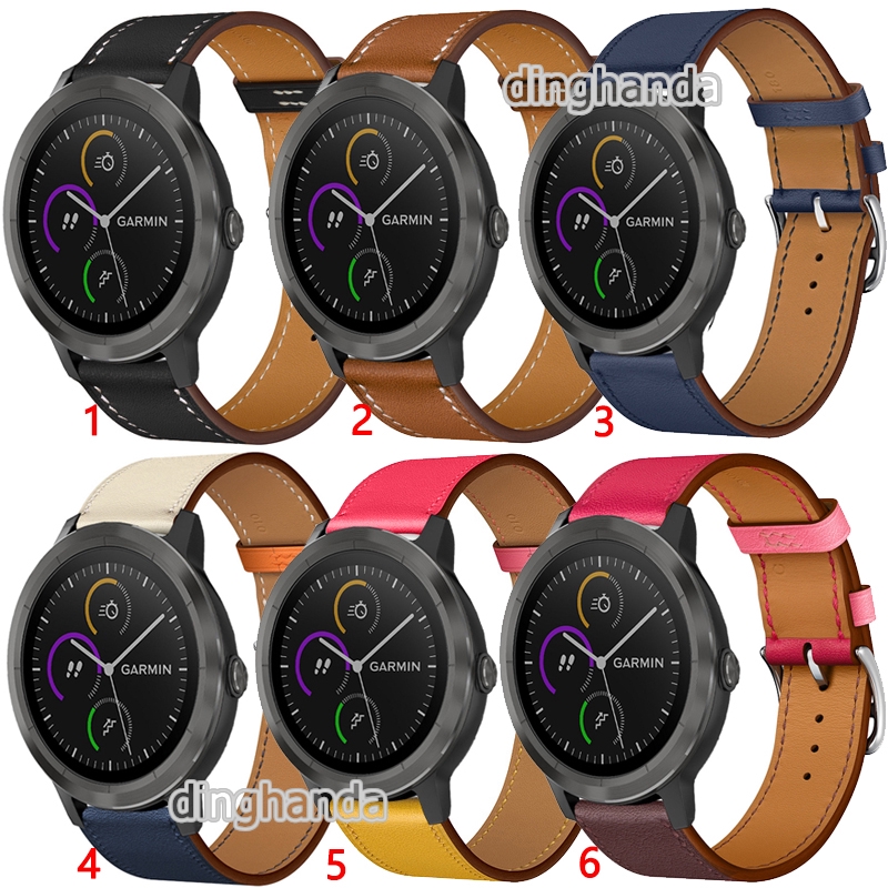 garmin vivoactive 3 music leather band