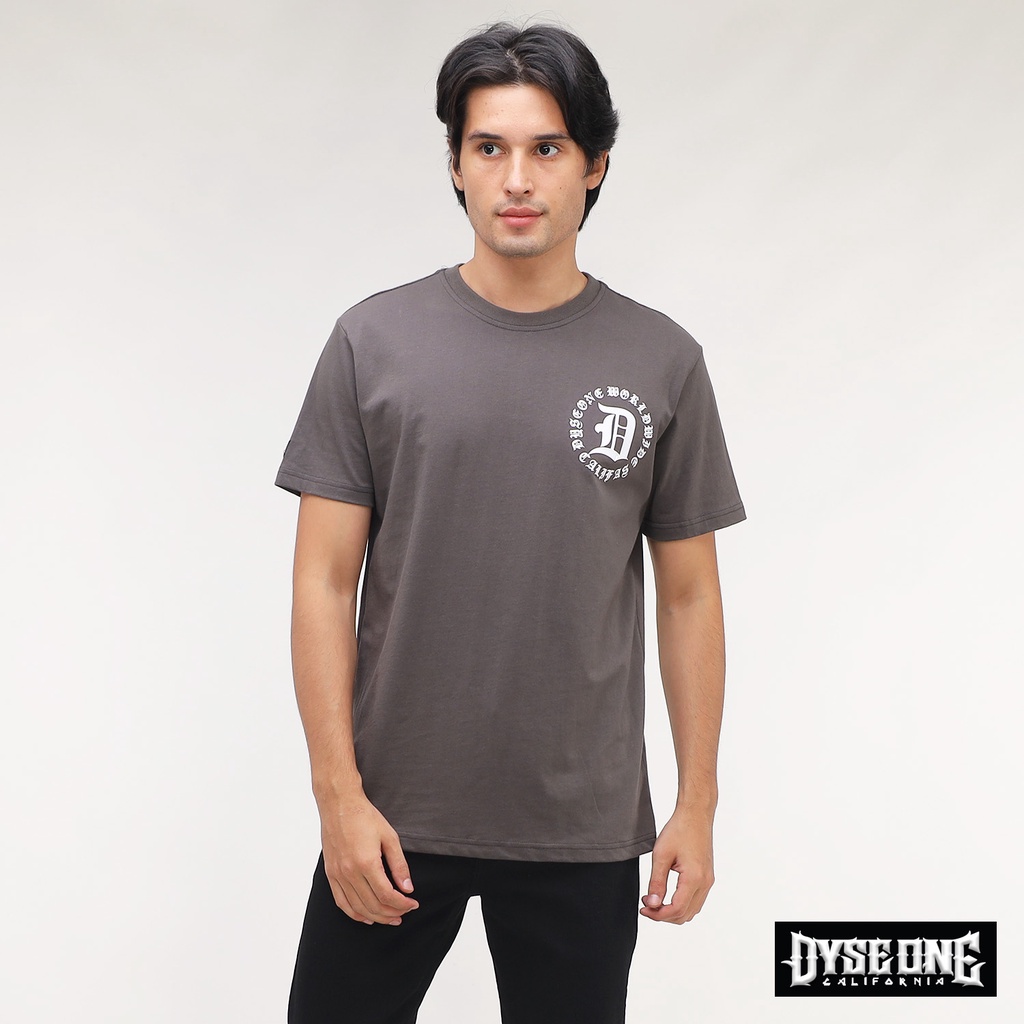 Dyse One Round Neck Regular Fit DBT01A-1078 (Maz Gray) | Shopee Philippines