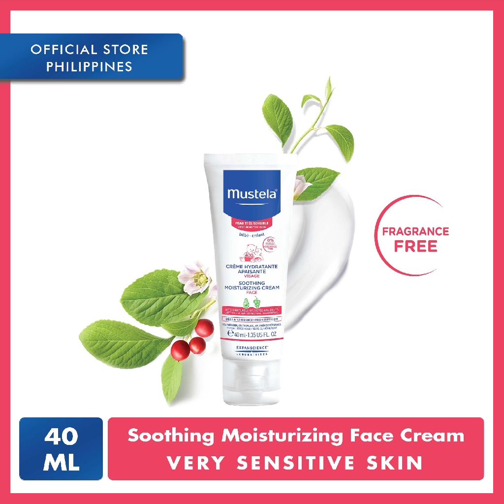 mustela soothing moisturizing cream