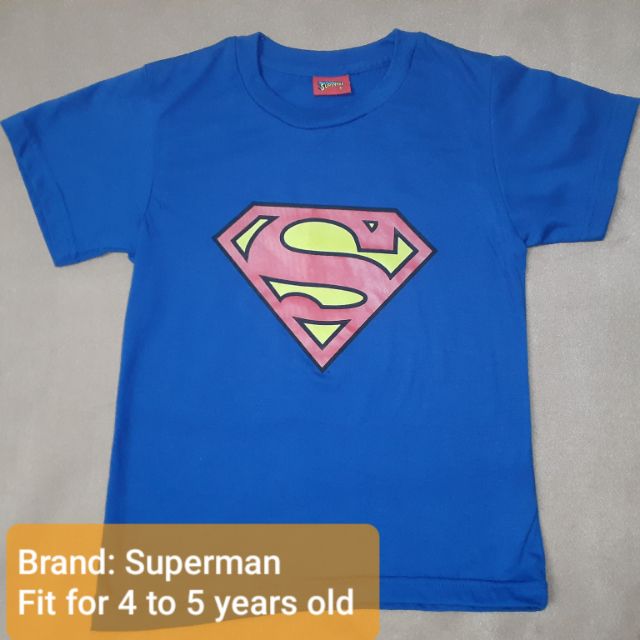 superman t shirt for 3 year old