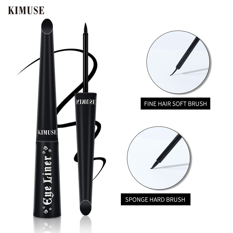 Kimuse Eyeliner Ultra Black Liquid Waterproof Eyeliner Easy To Use 