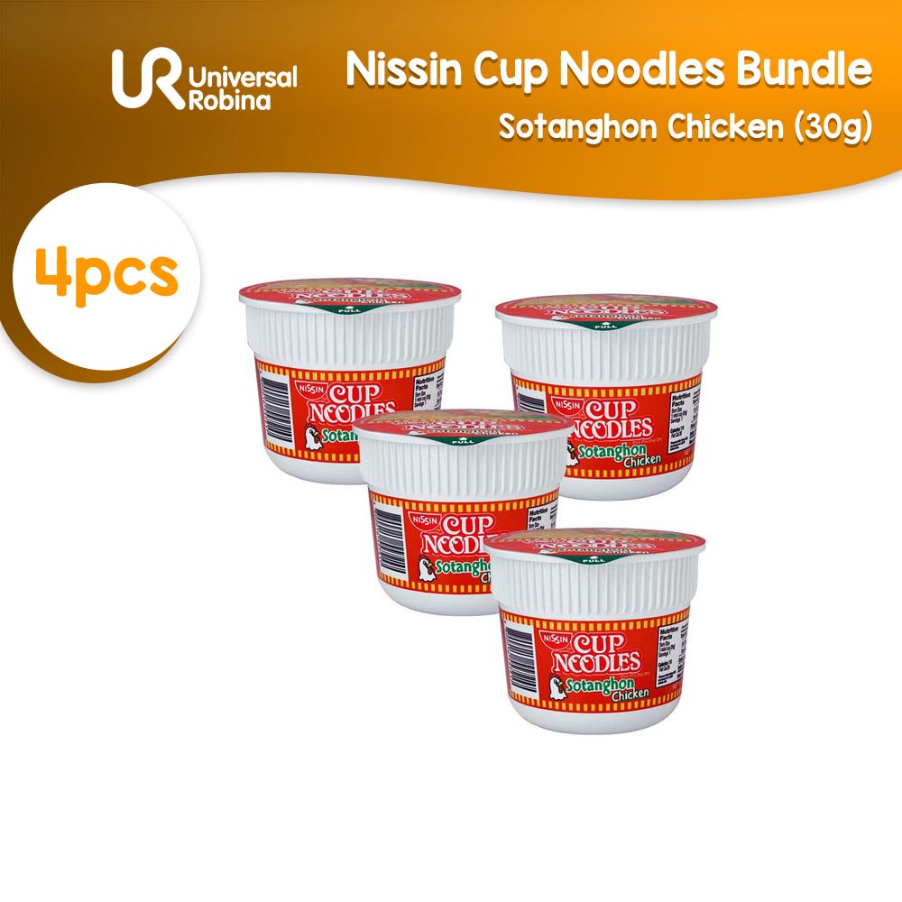 Nissin Cup Noodles Sotanghon Mini Chicken 4 Packs Shopee Philippines