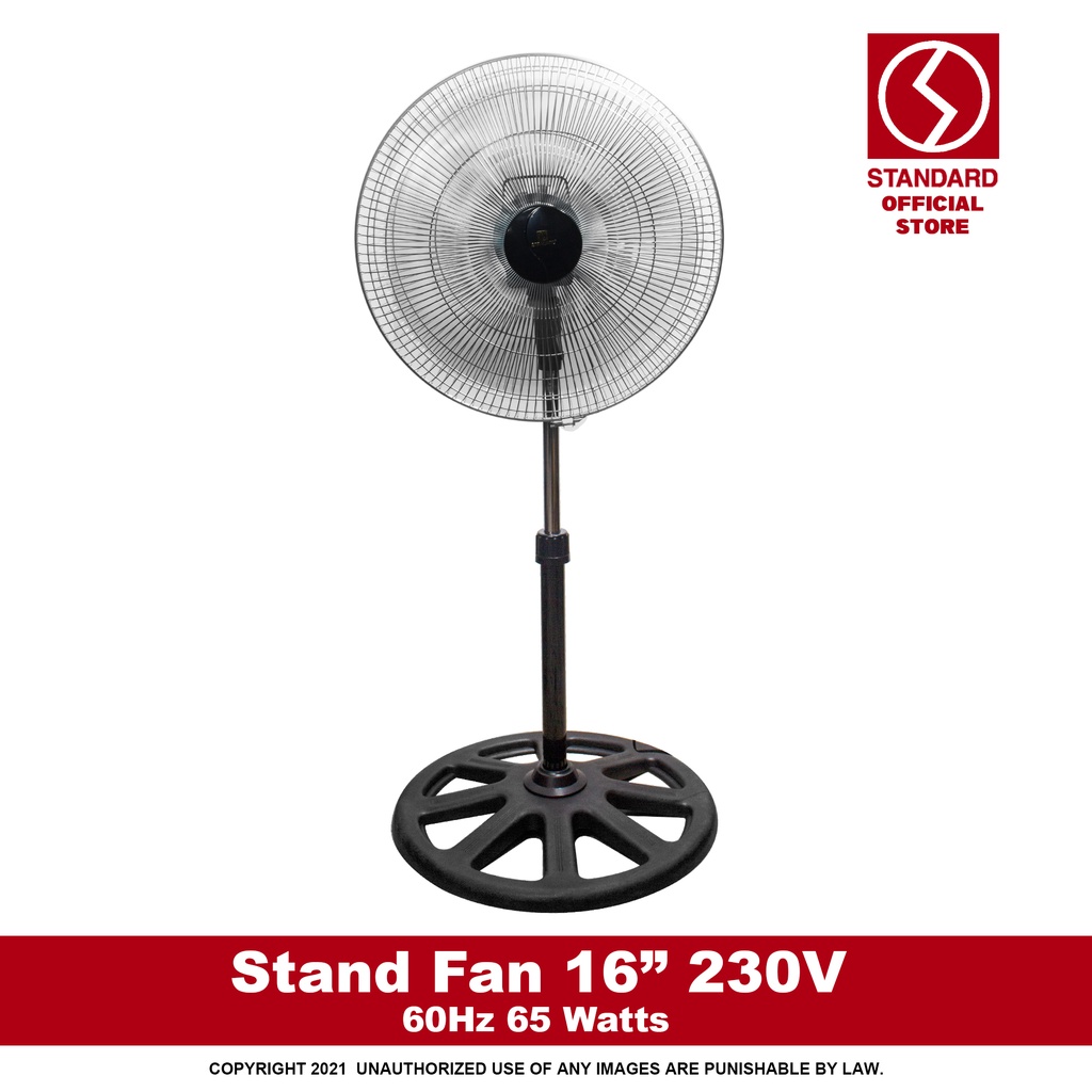 Standard Stand Fan 16" (Metal Blade) STO16E Shopee Philippines