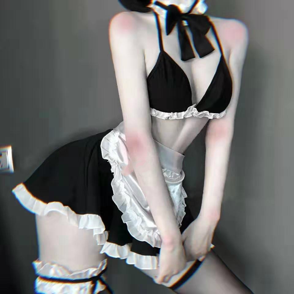 Women Maid Porn - Cute Apron Underwear Cos French Maid Costume Exotic Lingerie Lenceria Porn  Women Sexy Clothing | Shopee Philippines