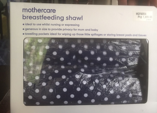 mothercare breastfeeding shawl