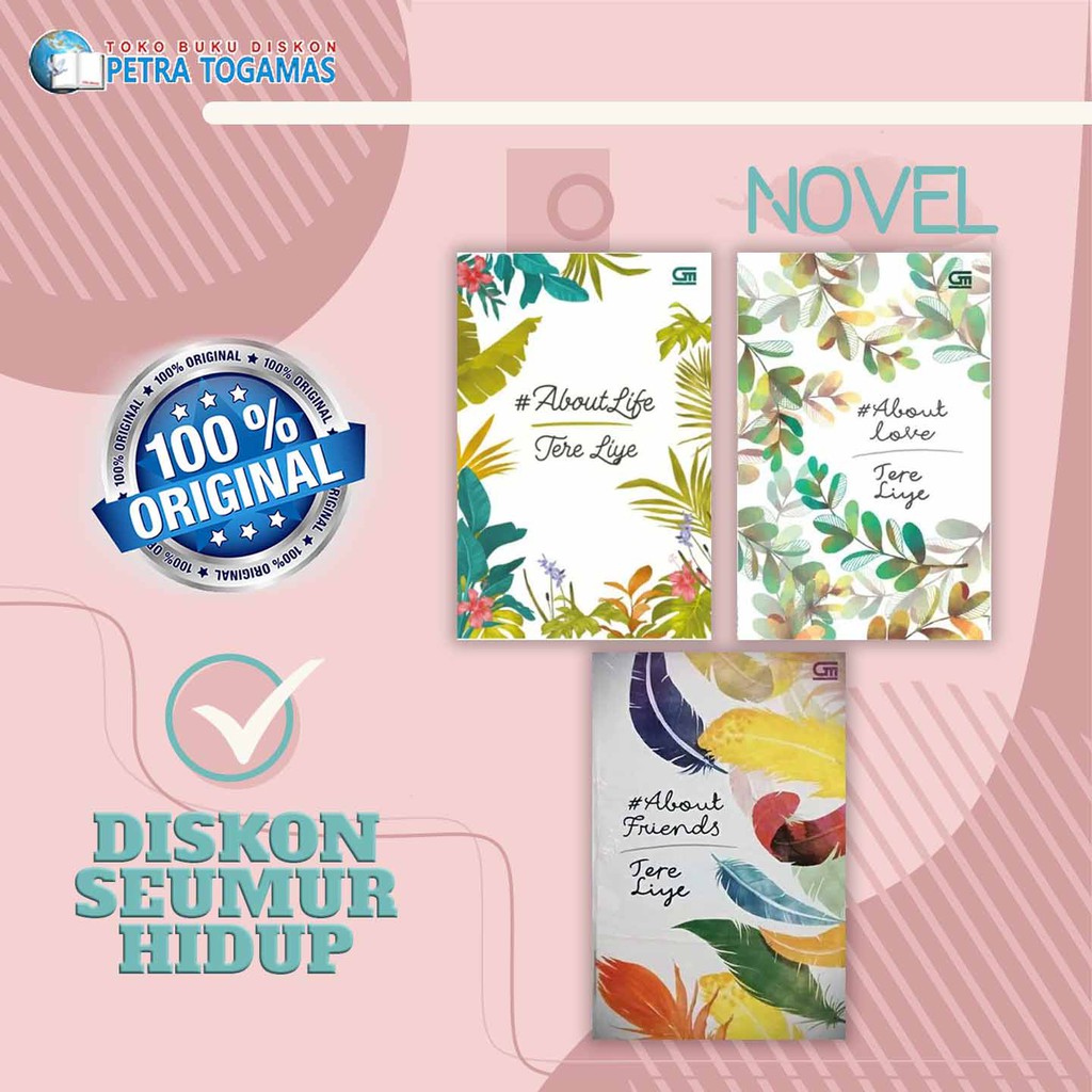 Novel Tere Liye About Friends Hc About Love Shopee Philippines