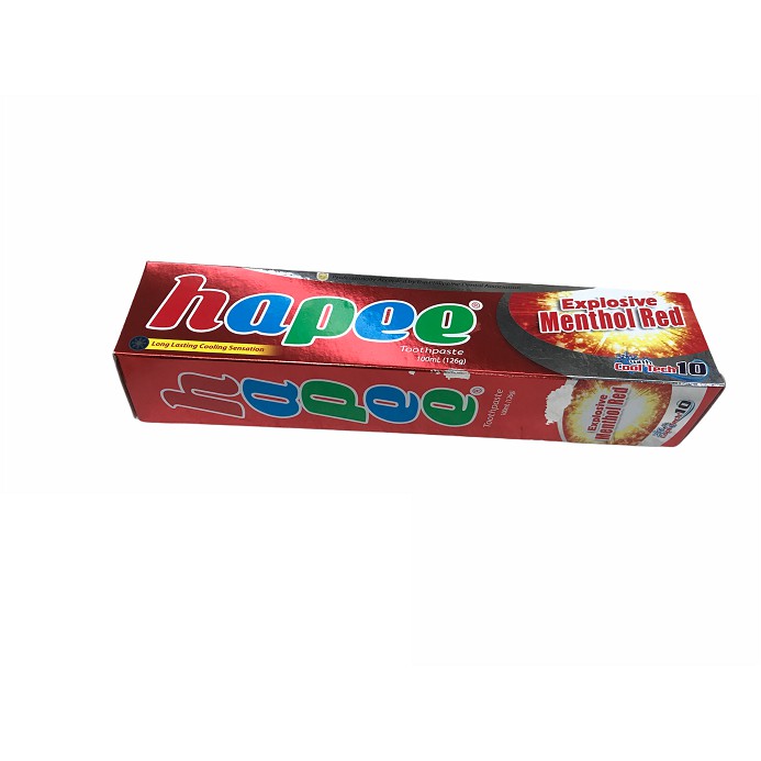 Hapee Toothpaste Explosive Menthol Red 100ml Shopee Philippines