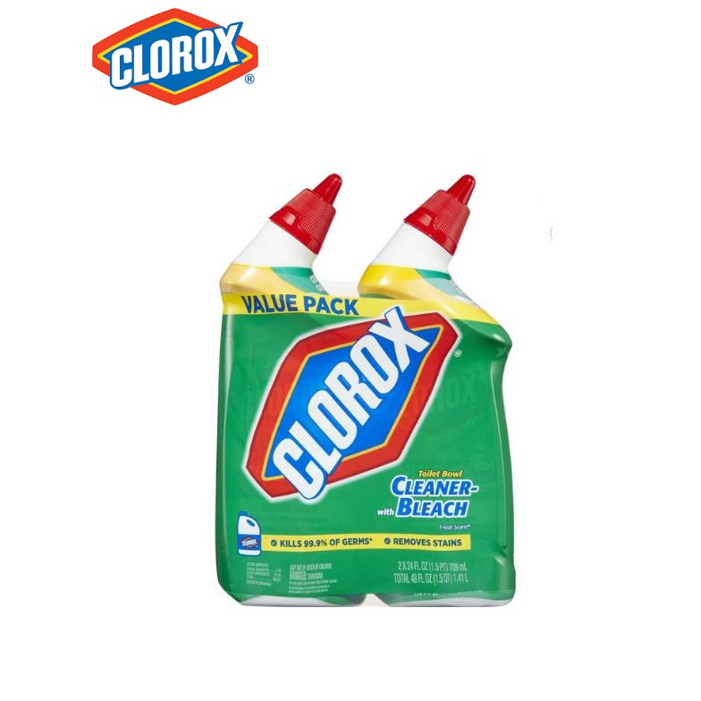 Clorox Toilet Bowl Cleaner With Bleach Fresh Scent 2 X 709 Ml Shopee Philippines 5231