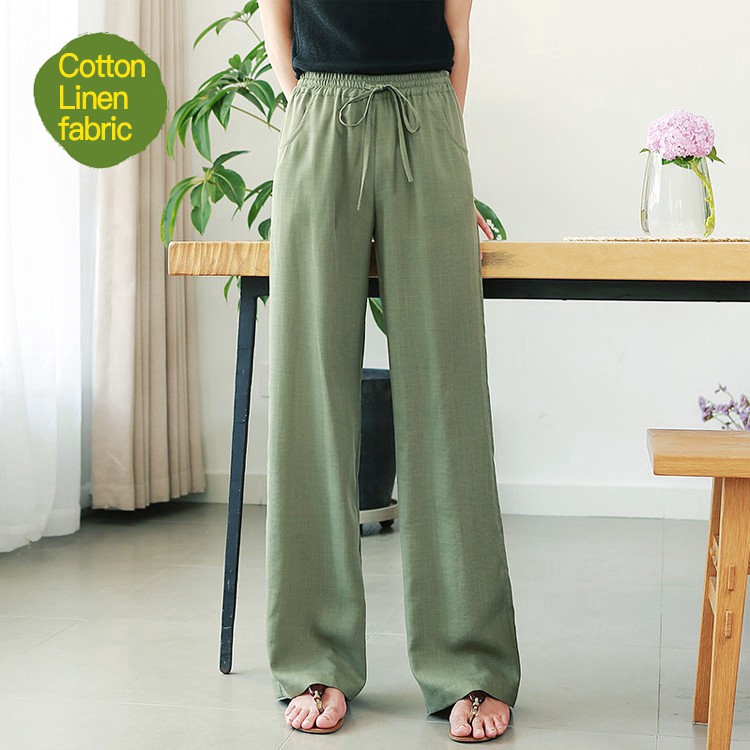 womens wide leg casual pants