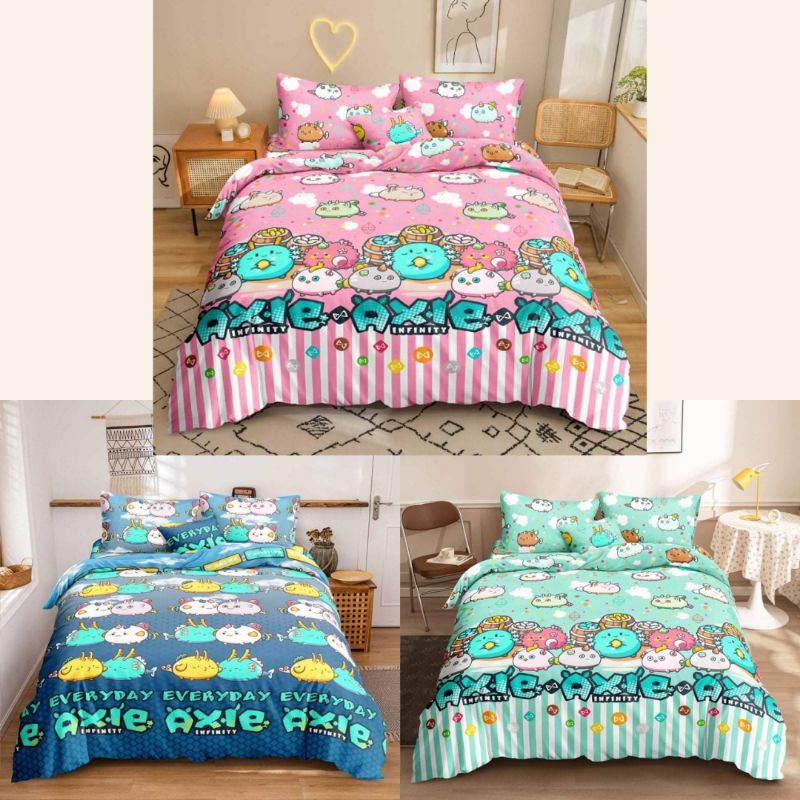 Axie Infinity Prime Canadian Curtain / Flatsheet / Bedsheet Set