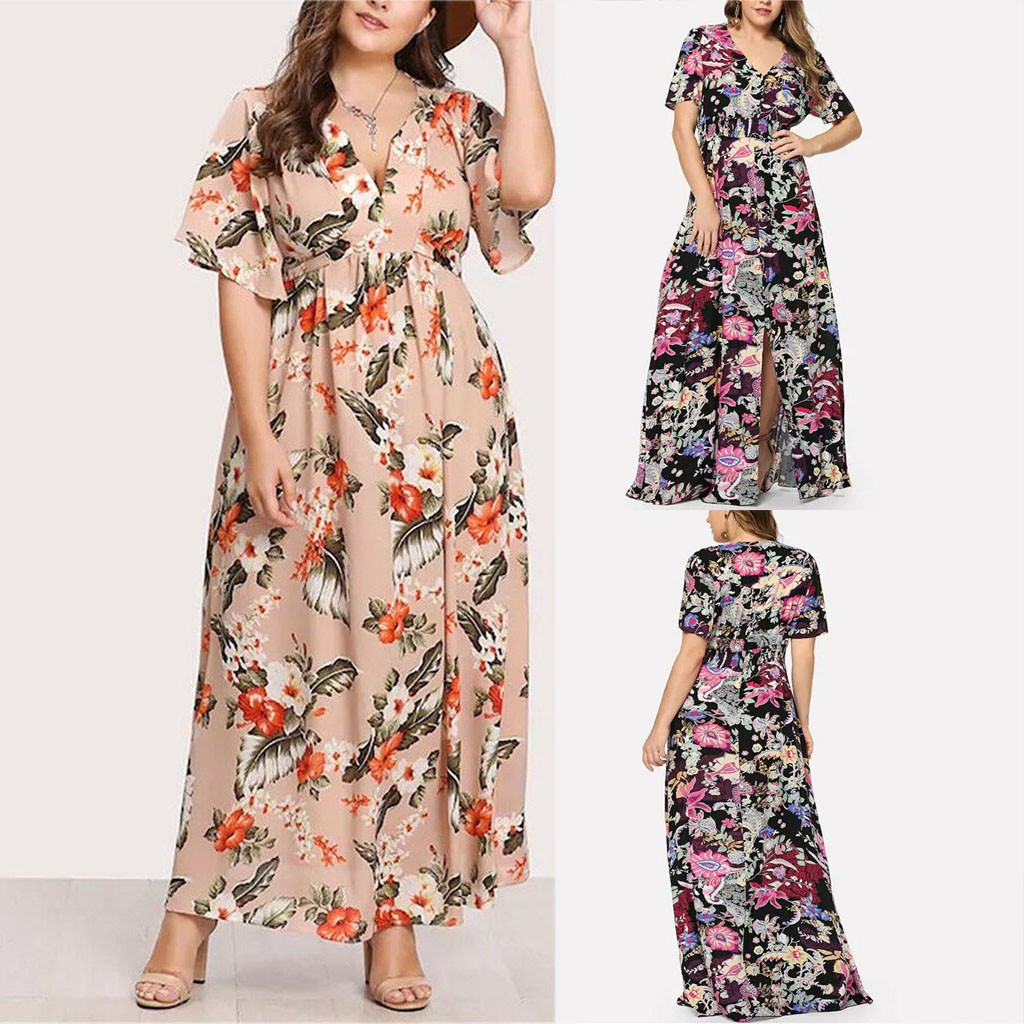 frock designs for plus size