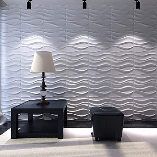 3D PVC Wall Panels for TV Background EnduraWall Decorative 3D Wall Panel,  White 50*50cm | Shopee Philippines