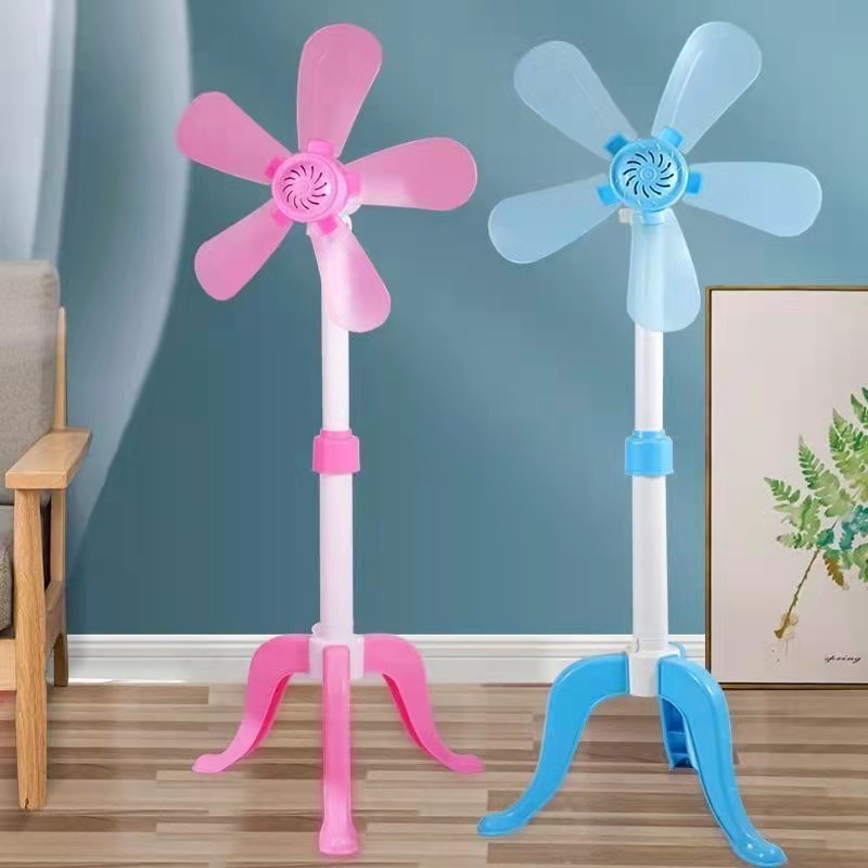 Electric fan small floor fan home table vertical fan dormitory silent