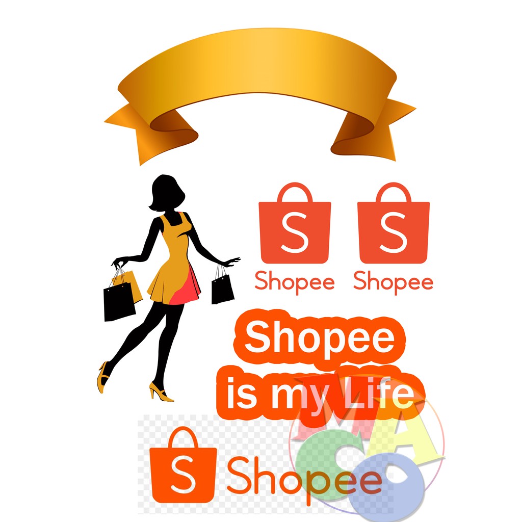 Shopee Theme Cake Toppers 1