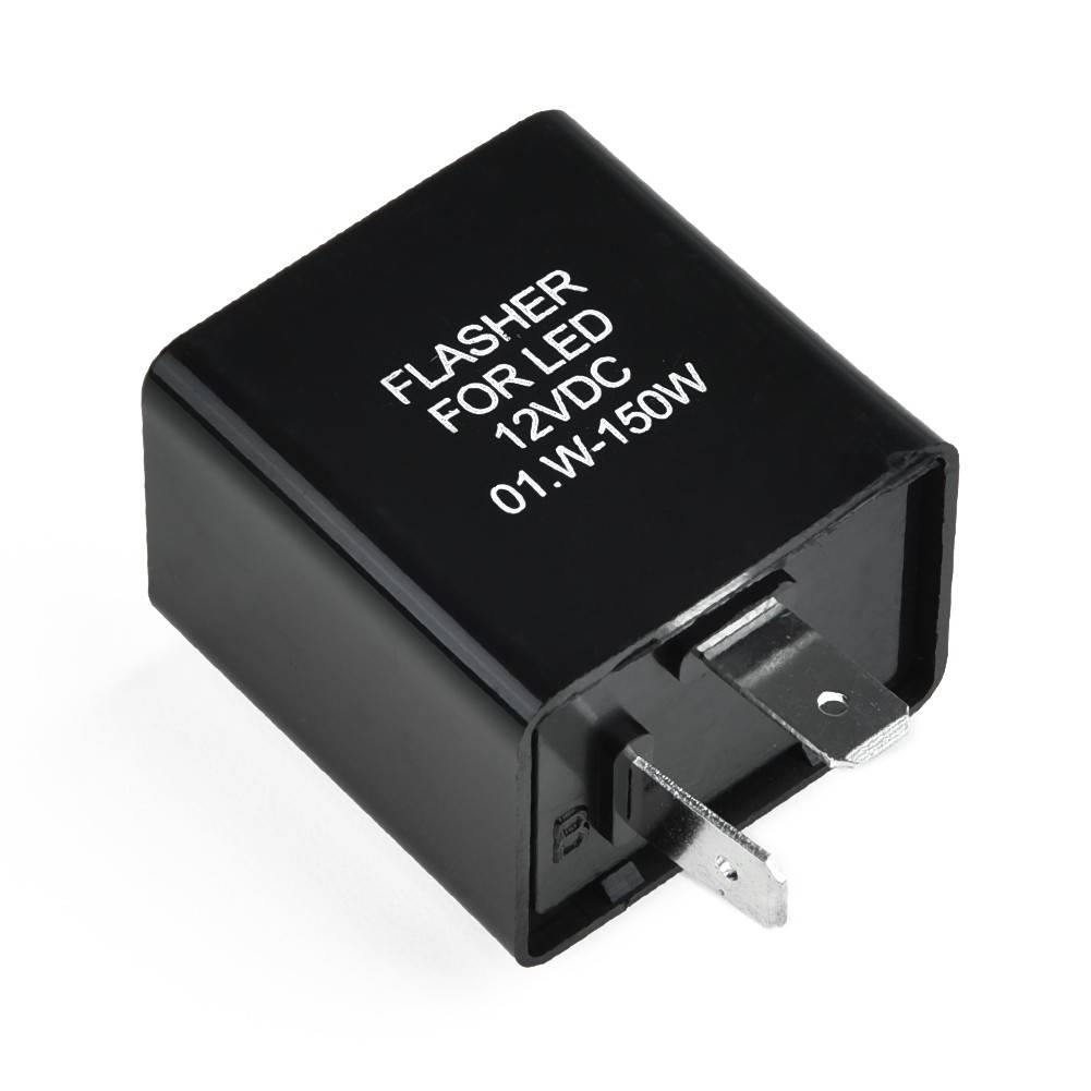 Led Flasher Relay Black 12v Blinking Electronic For Turn Signal Light Pvc Plastic Replacement Shopee Philippines