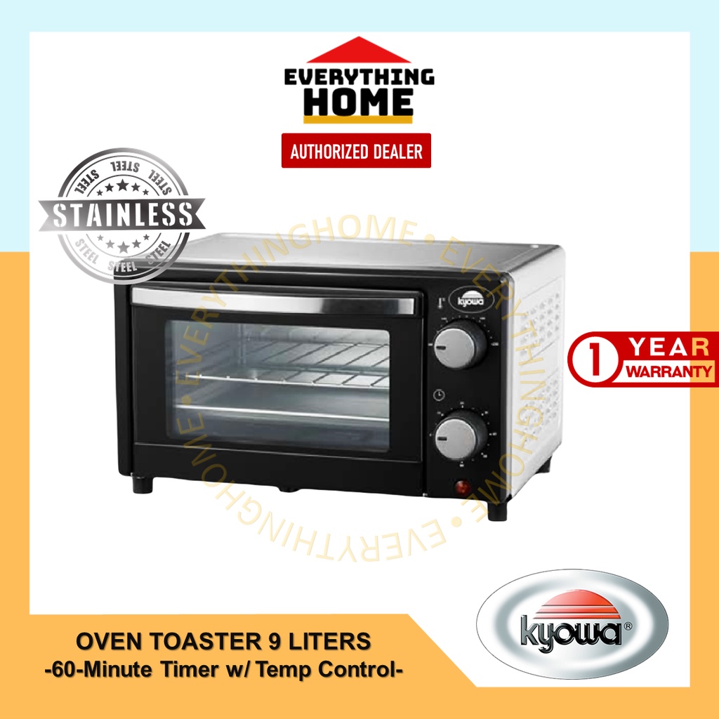 Kyowa Oven Toaster 9.0 Liters (Black) Stainless Steel / KW3214
