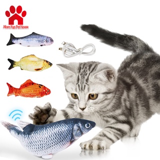 Cat Toy Pet Toy Electric Fish Toy Cat Kitten Playing Toy USB Rechargeable Funny Electric Fish Toy