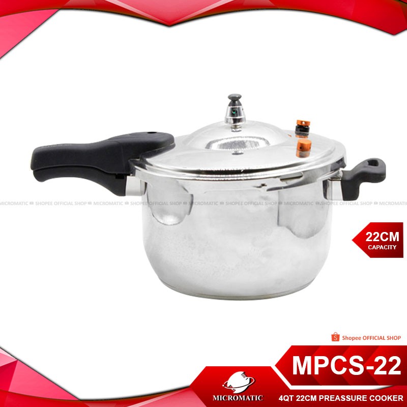MICROMATIC MPCS22 22cm Pressure Cooker 4qt Shopee Philippines