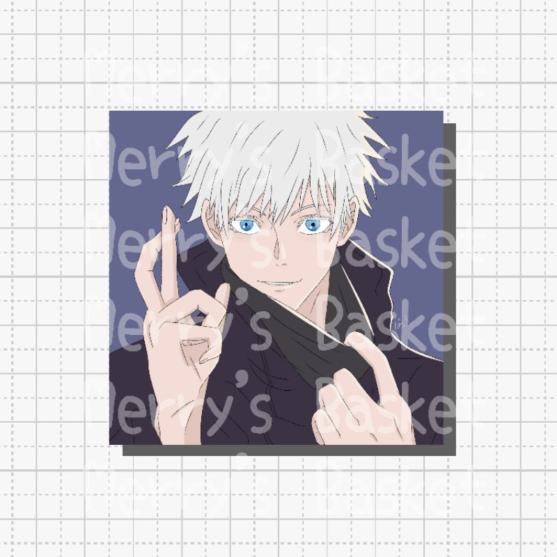 Jujutsu Kaisen Anime | Gojo Satoru - Infinite Void Matte Artprints ...