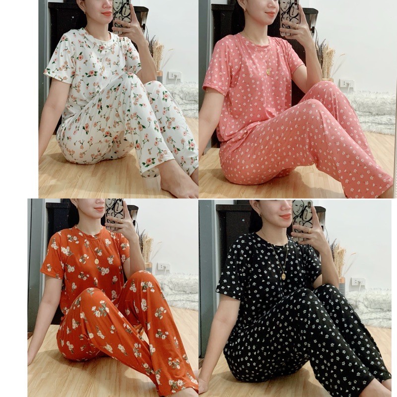TAYTAY WHOLESALE FLORALS CUTE PAJAMA TERNO ( MALL HIGH QUALITY ...