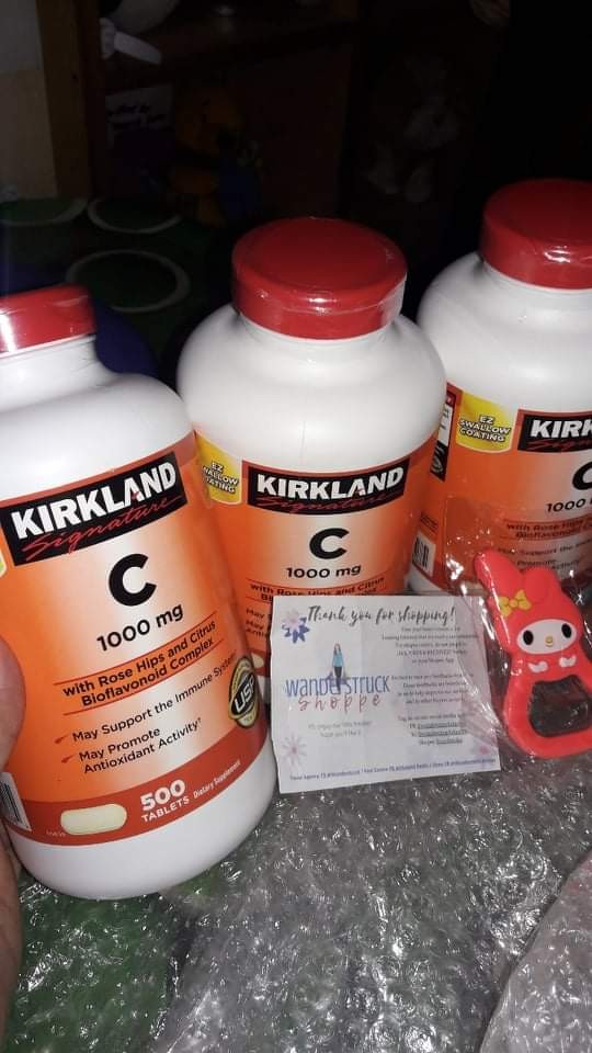 Kirkland Signature Vitamin C 500 Tablets Shopee Philippines