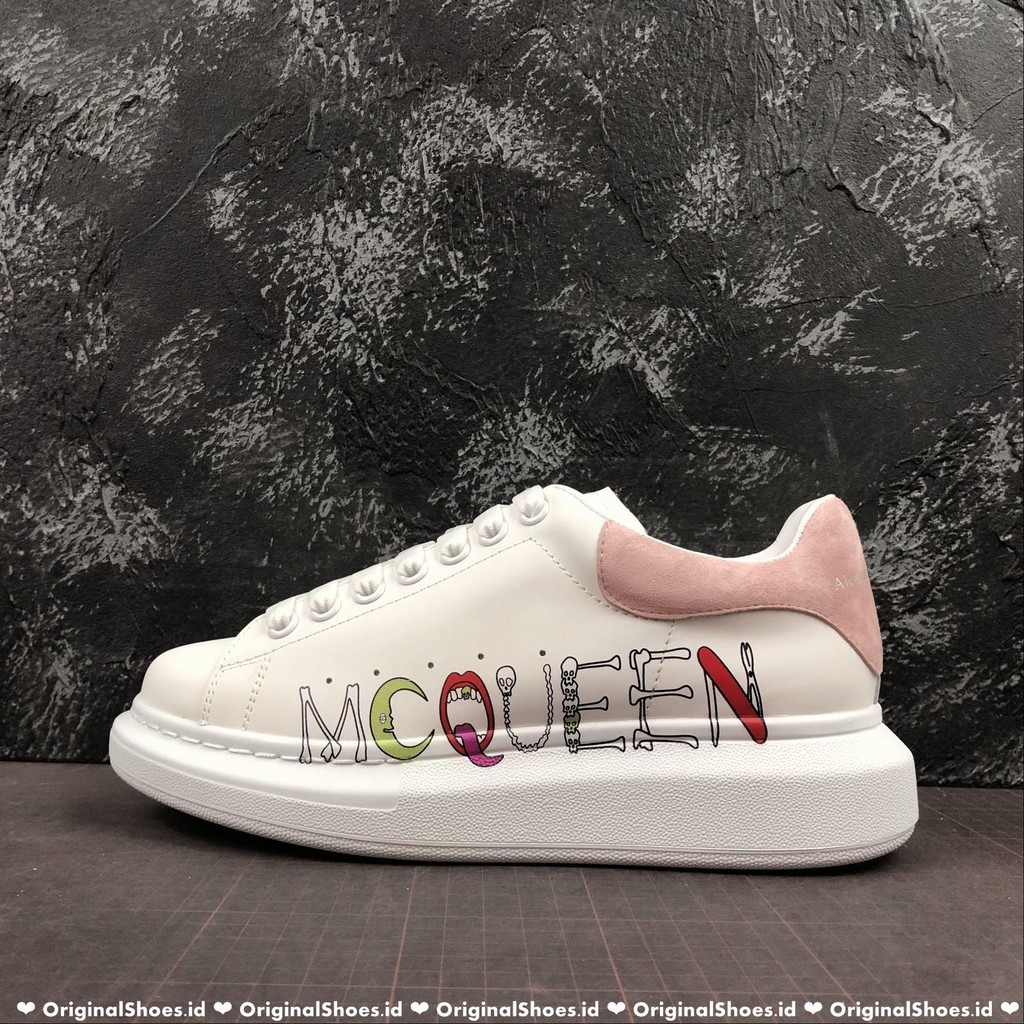 pink alexander mcqueen sneakers