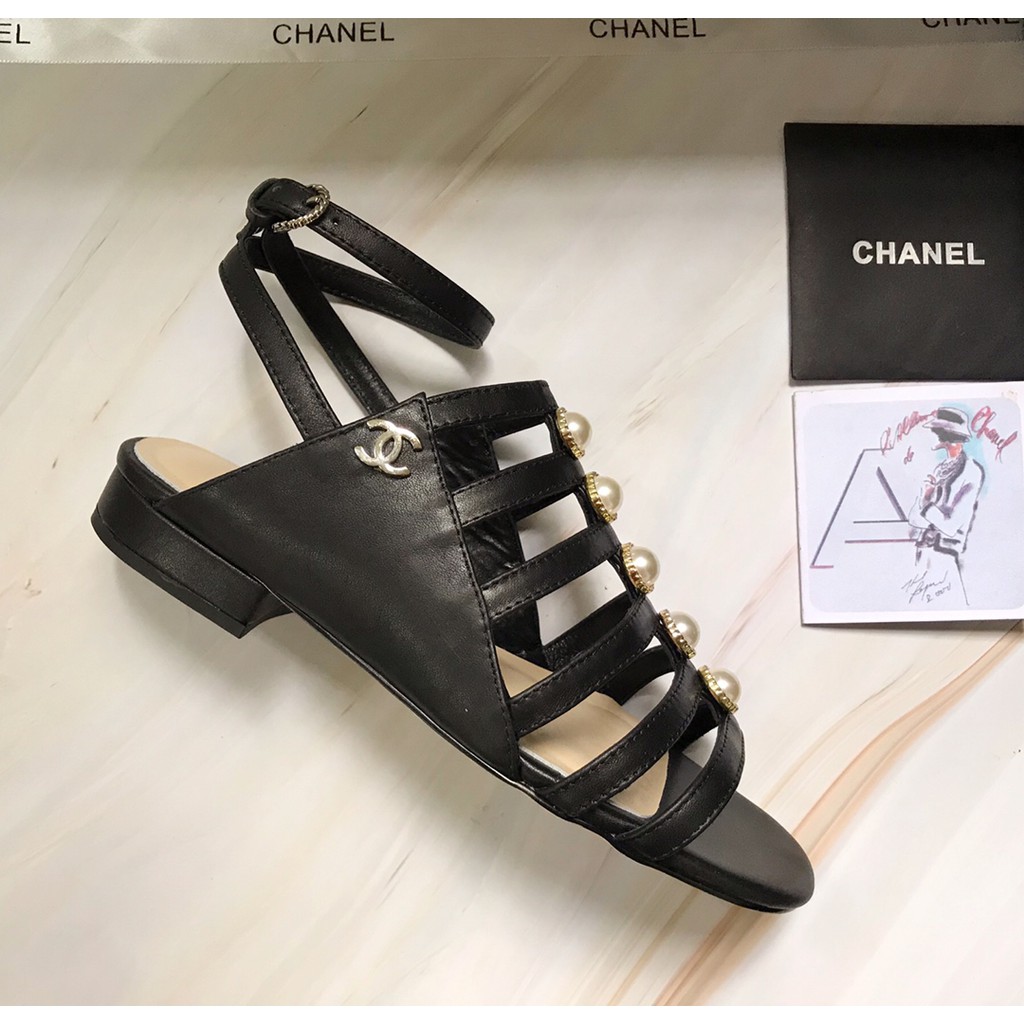 chanel gladiator sandals