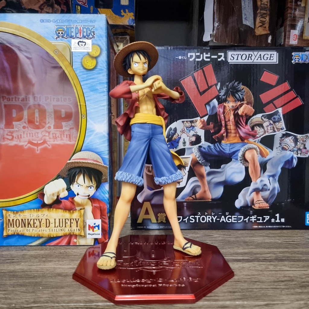 Megahouse Portrait Of Pirates Sailing Again One Piece Monkey D Luffy Figure P O P Sa Shopee Philippines