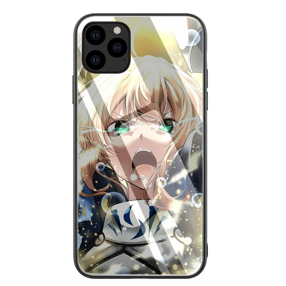 Fate Grand Order Iphone 11 Pro Xs Max Xr X 8 7 6 6s Plus Tpu Tempered Glass Case Shopee Philippines