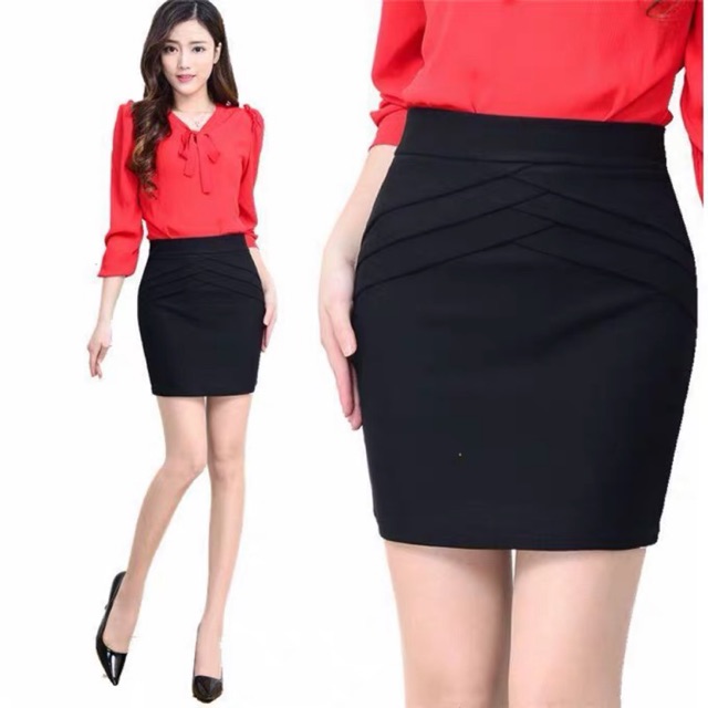 black skirt for office