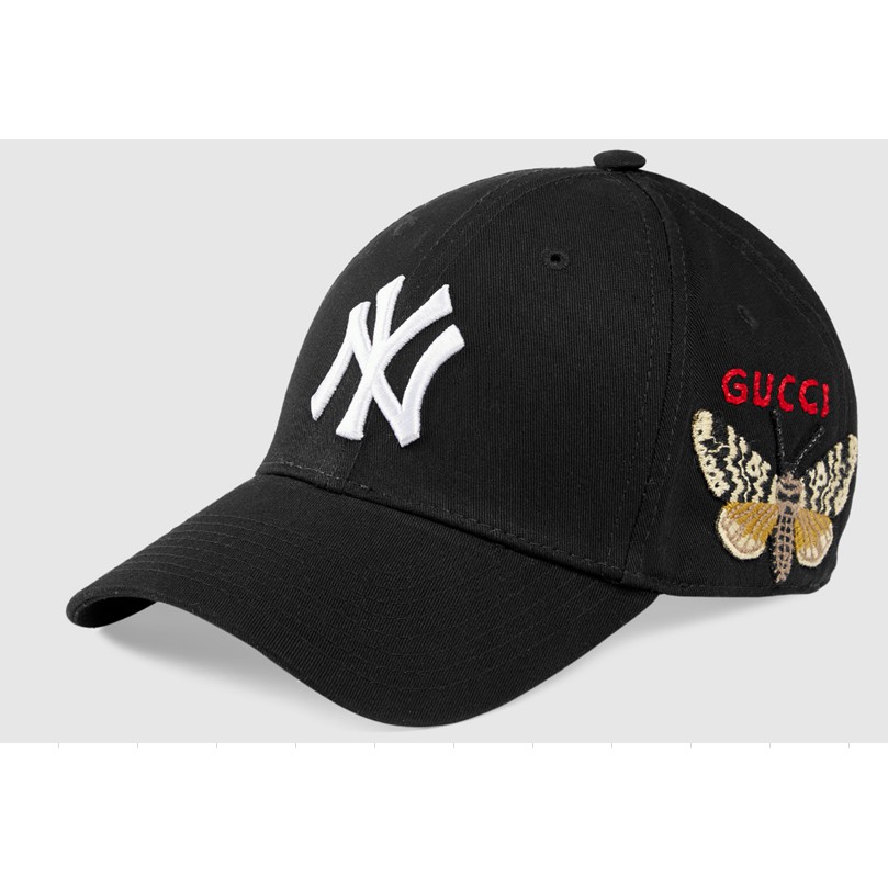 gucci ny butterfly hat