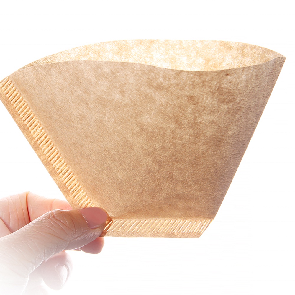 100Pcs Coffee Paper Filter for Coffee Hand-poured Coffee Filter Drip 2-4 Cu BE 