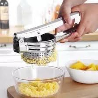 Professional Kitchen Tools Stainless Steel Mash Potato Masher Ricer Food Fruit Press Garlic Grinder #1
