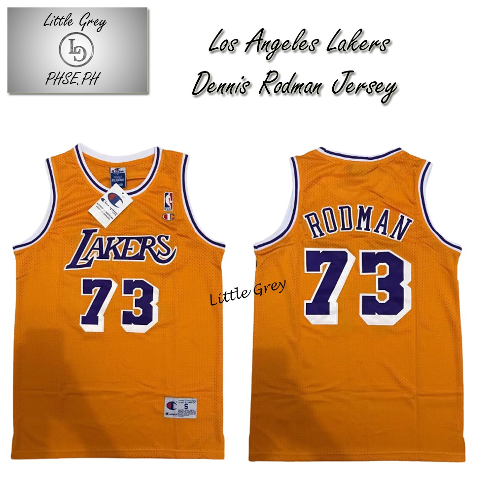 Dennis Rodman Los Angeles Lakers #73 Swingman Jersey Purple 