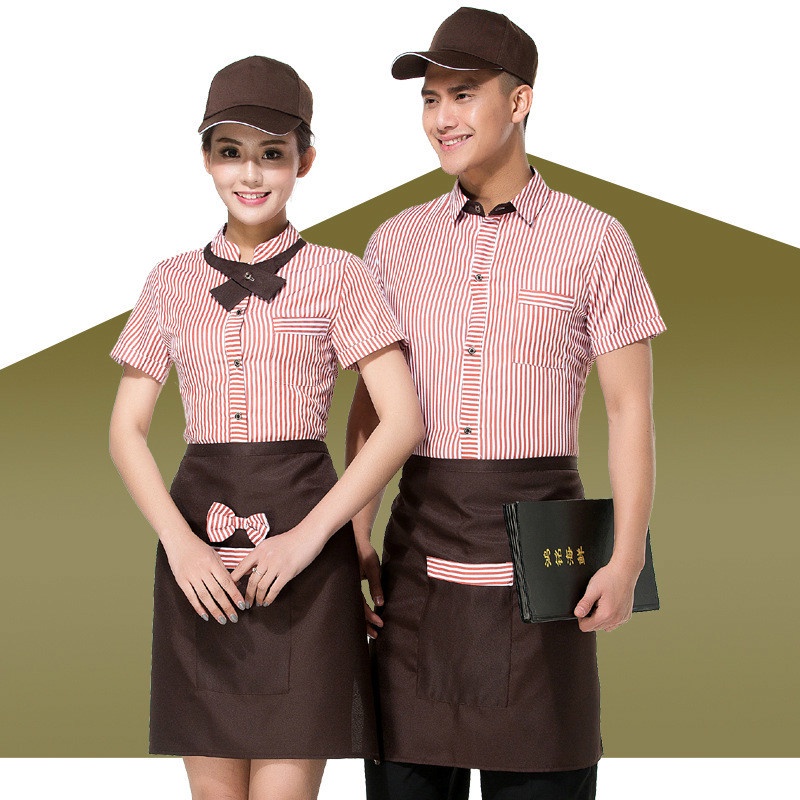 Hotel Restaurant Waiter Uniform Women Coffee Milk Tea Shop Waitress ...