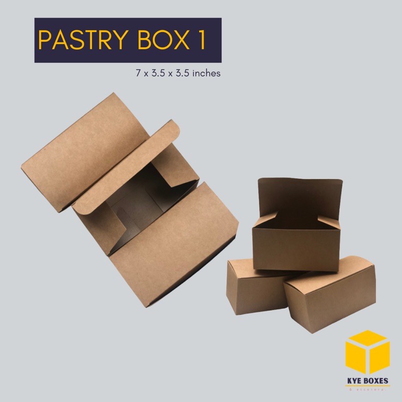 10pcs Pastry Box / Food box / Cookies Box / Food Packaging Shopee