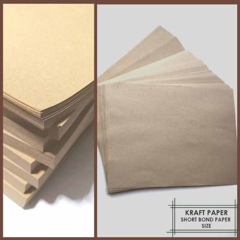 50pcs 100pcs Short Bond Paper Size 70gsm Printable Kraft Paper Light 