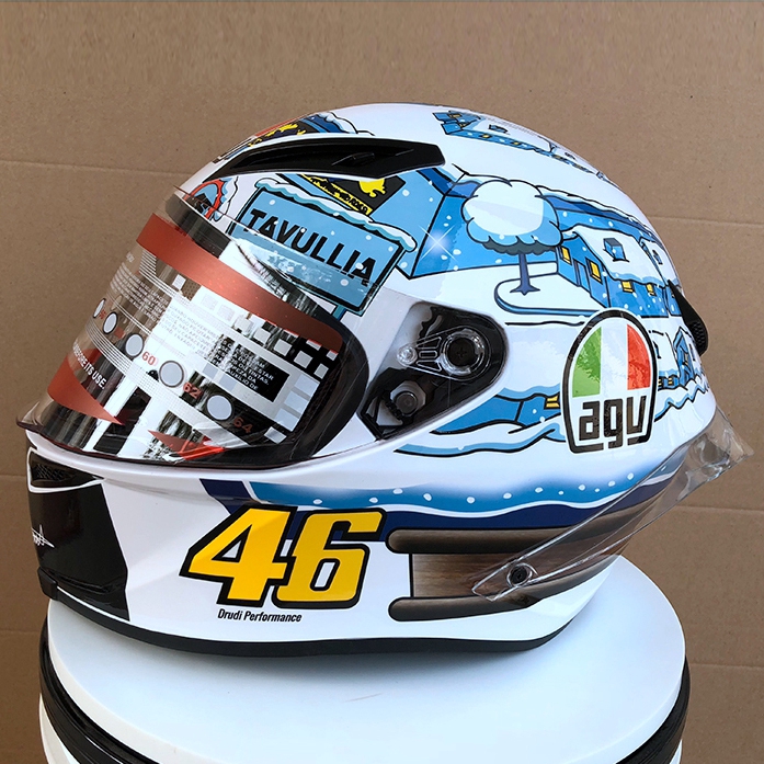 agv k6 iridium blue