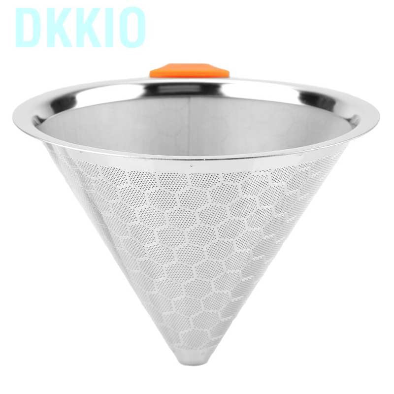 Dkkio American Stainless Steel Coffee Filter Tea Dripper Mesh Strainer Funnel Shopee Philippines