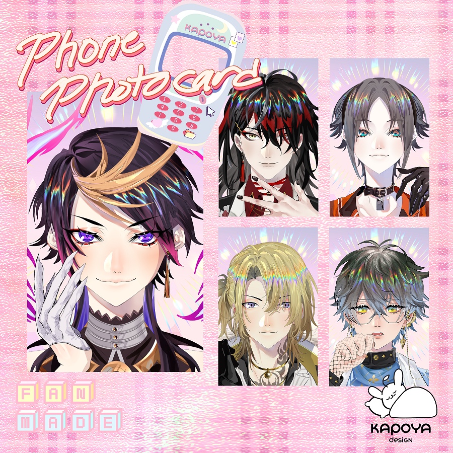 Holographic PHOTOCARD Luxiem NIJISANJI EN Vtuber | Shopee Philippines