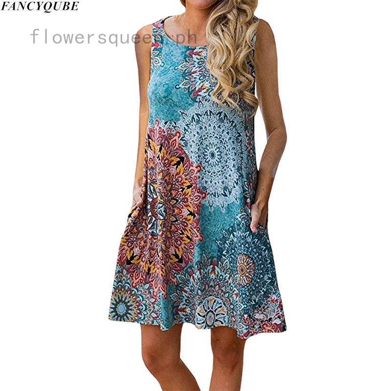 womens summer midi dresses uk